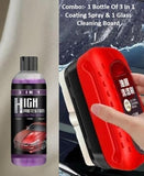Combo - 1 Bottle Of 3 In 1 Coating Spray & 1 Glass Cleaning Board
