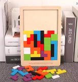 Wooden Intelligence Tetris Jigsaw Puzzle Set